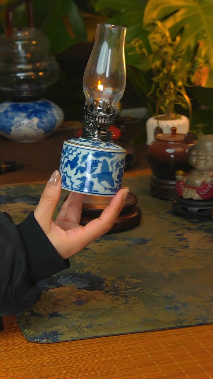 【闪购商品】景德镇陶瓷手工灯摆件