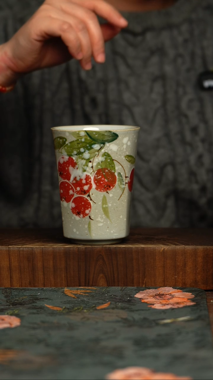 瓷片釉下彩手工手绘同款陶器