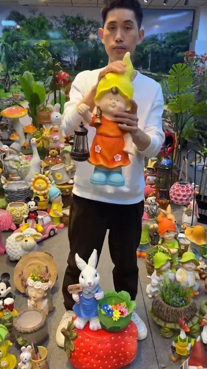【闪购商品】无铅玻璃花园摆件&000&
