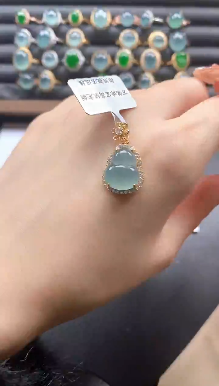 银S925镶嵌戒指翡翠1511