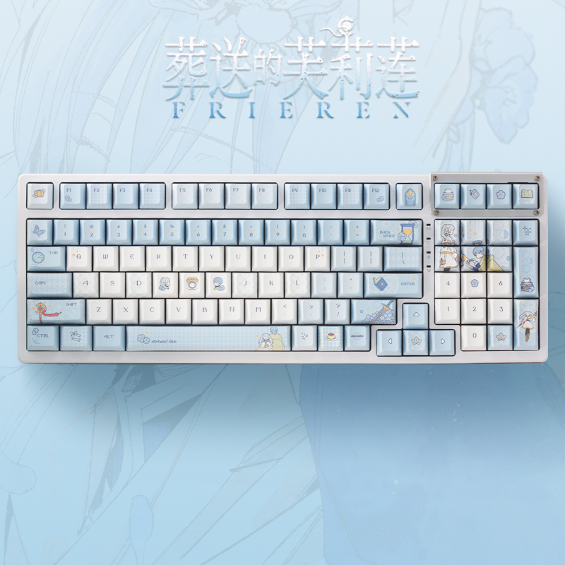 【键盒】葬送的芙利莲个性艺术键帽键盘套装礼物