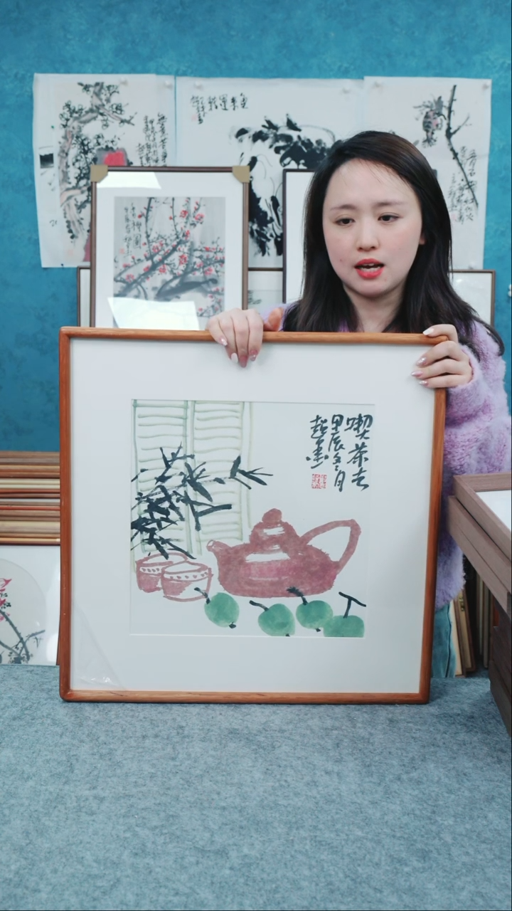 【闪购商品】国画50*50郑志超老师花鸟