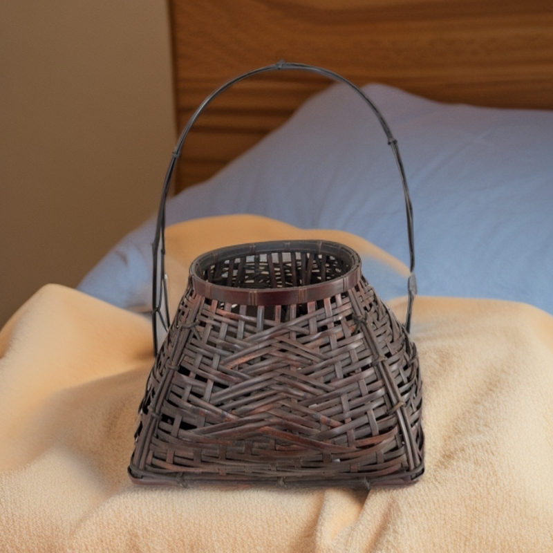 日本中古手工竹编花器