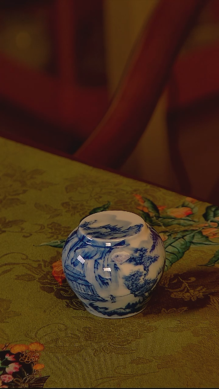 杯手工手绘杯杯很美丽