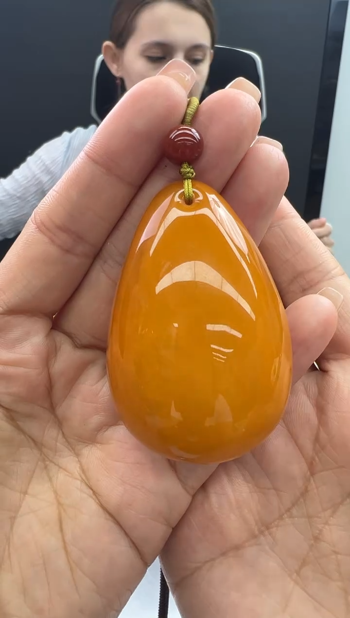 【闪购商品】未镶嵌琥珀颈饰22秒拍号