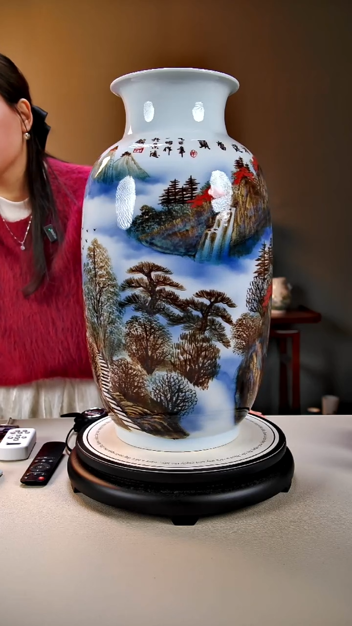 摆件陶景德镇手绘陶瓷36