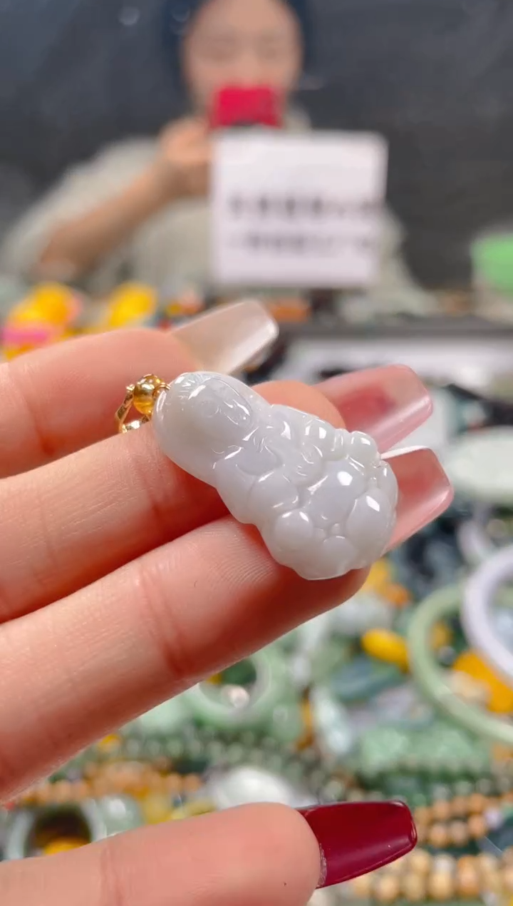 【闪购商品】翡翠颈饰未镶嵌/C/翡翠A货一图一物