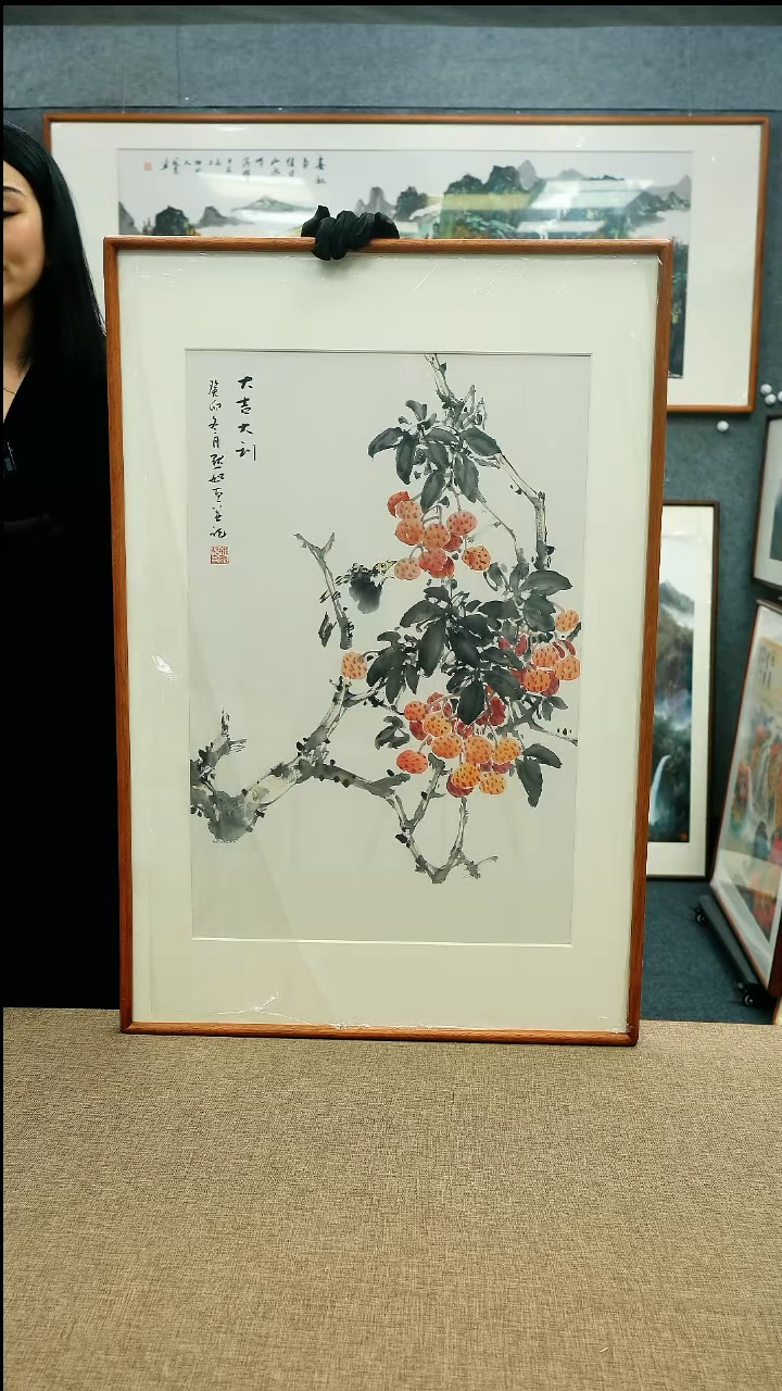 【闪购商品】国画62*92陈默如老师花鸟