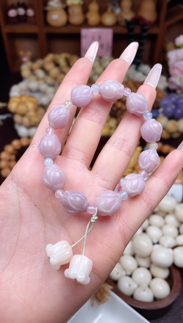 手串菩提根/象牙果Q郁金香