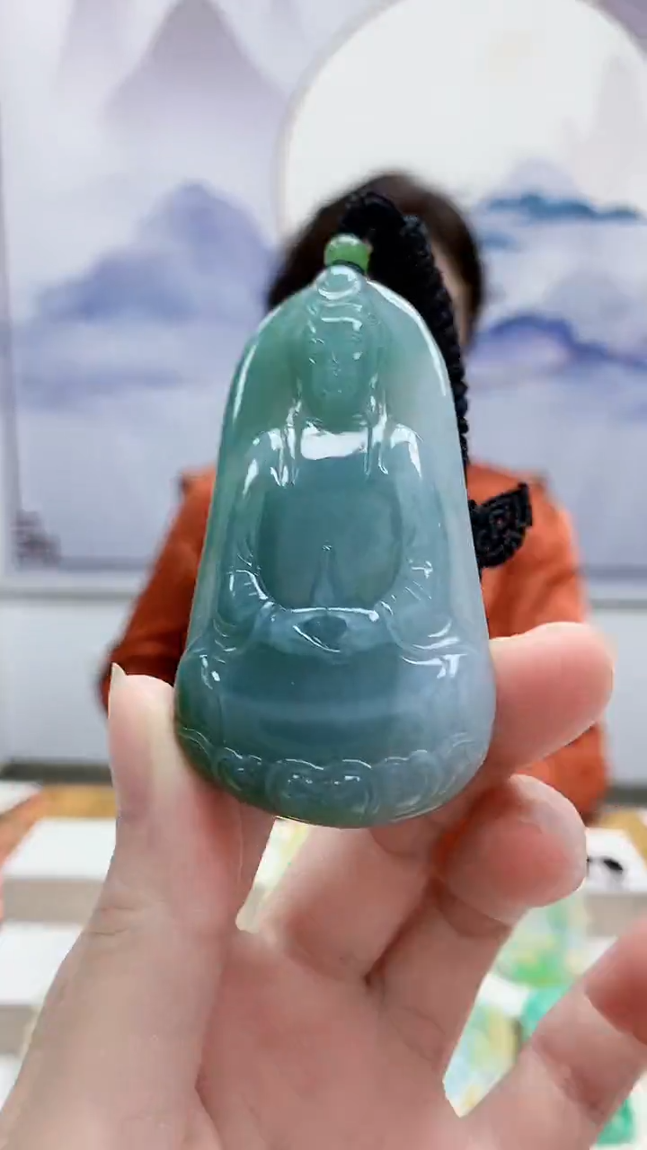 未镶嵌定制翡翠4829ry-毛货挂件142