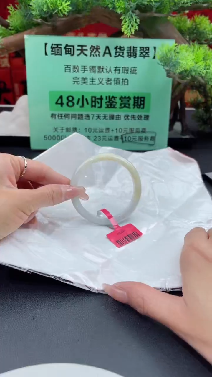 【闪购商品】翡翠手镯未镶嵌翡翠手镯（微瑕）5