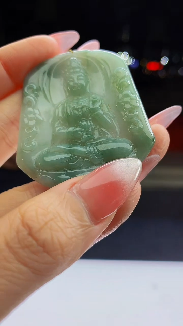颈饰未镶嵌翡翠天然A货翡翠