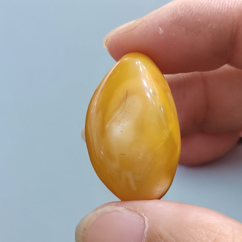 蜜蜡随行吊坠黄色时尚百搭