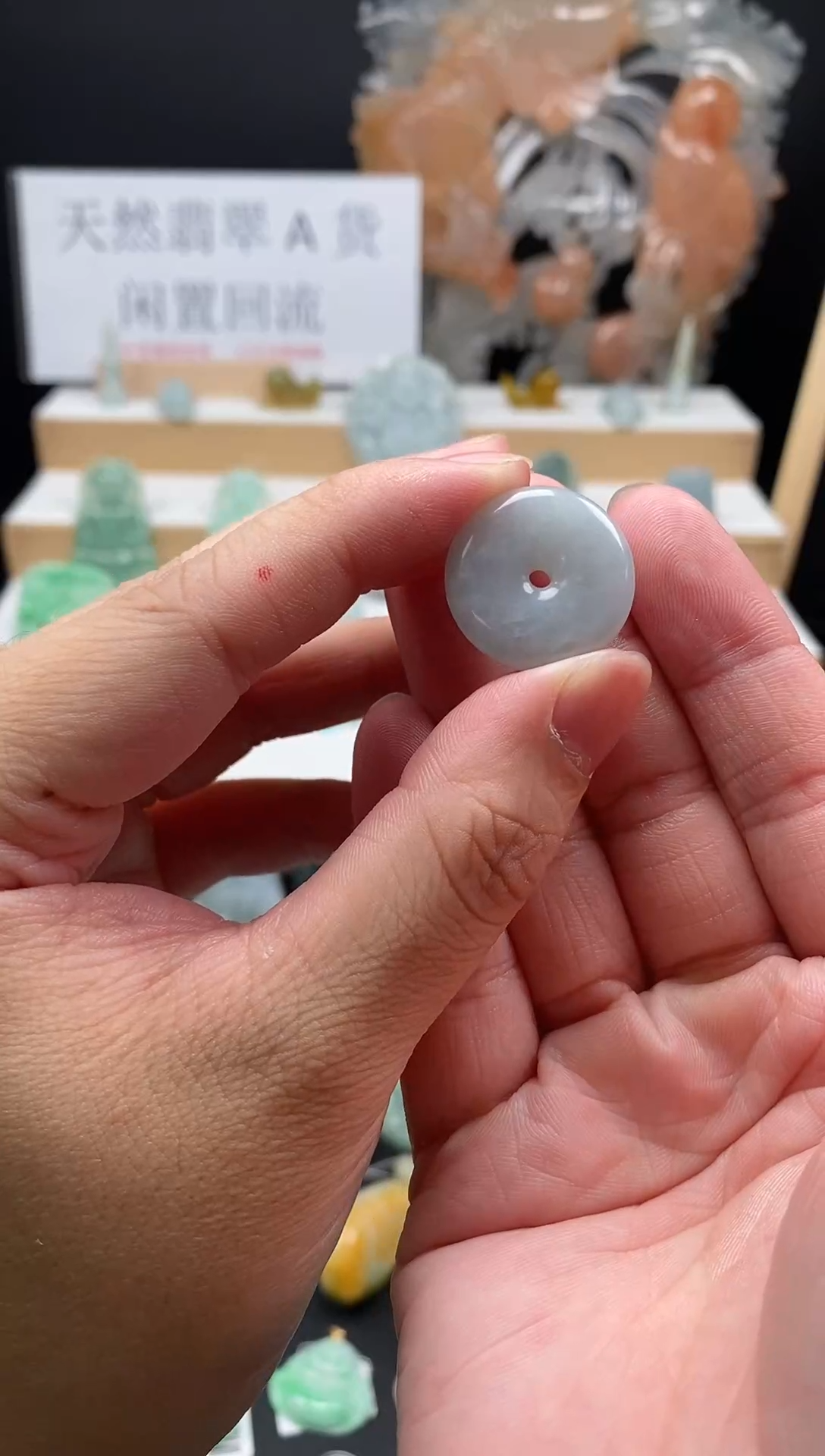 【闪购商品】翡翠颈饰未镶嵌81平安扣