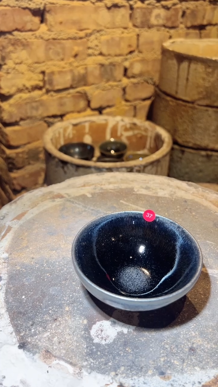 茶盏37柴烧建盏主人杯