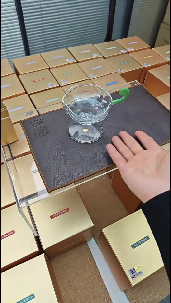 【闪购商品】禾器予乐茶漏翡翠玉金标