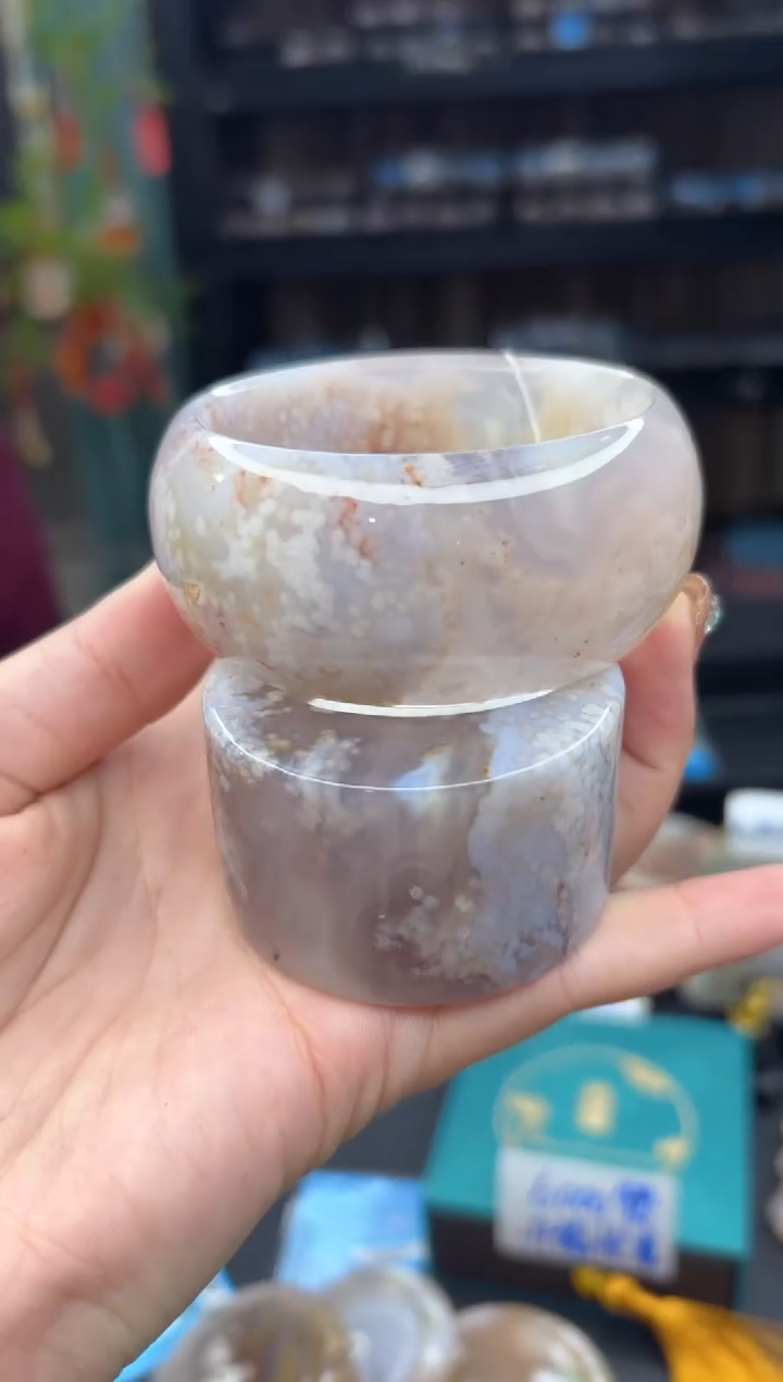 【闪购商品】石英质玉手镯未镶嵌133（56圈赠送镯心）