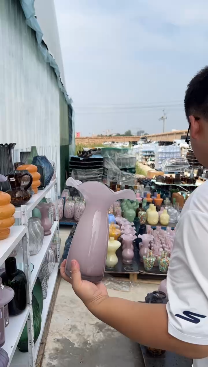 玻璃花瓶用于客厅桌面插花装饰