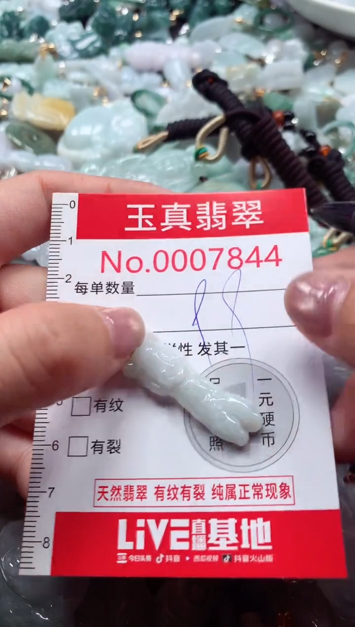 吊坠(不含链)未镶嵌翡翠7844