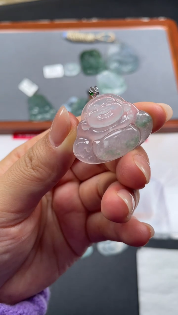 【闪购商品】定制翡翠18K金镶嵌02-20HDJT0143243