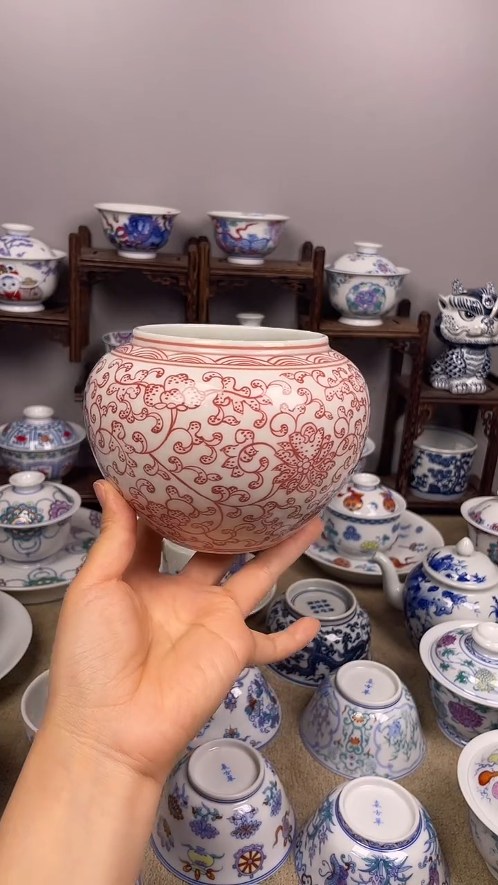 摆件景德镇手工手绘陶瓷