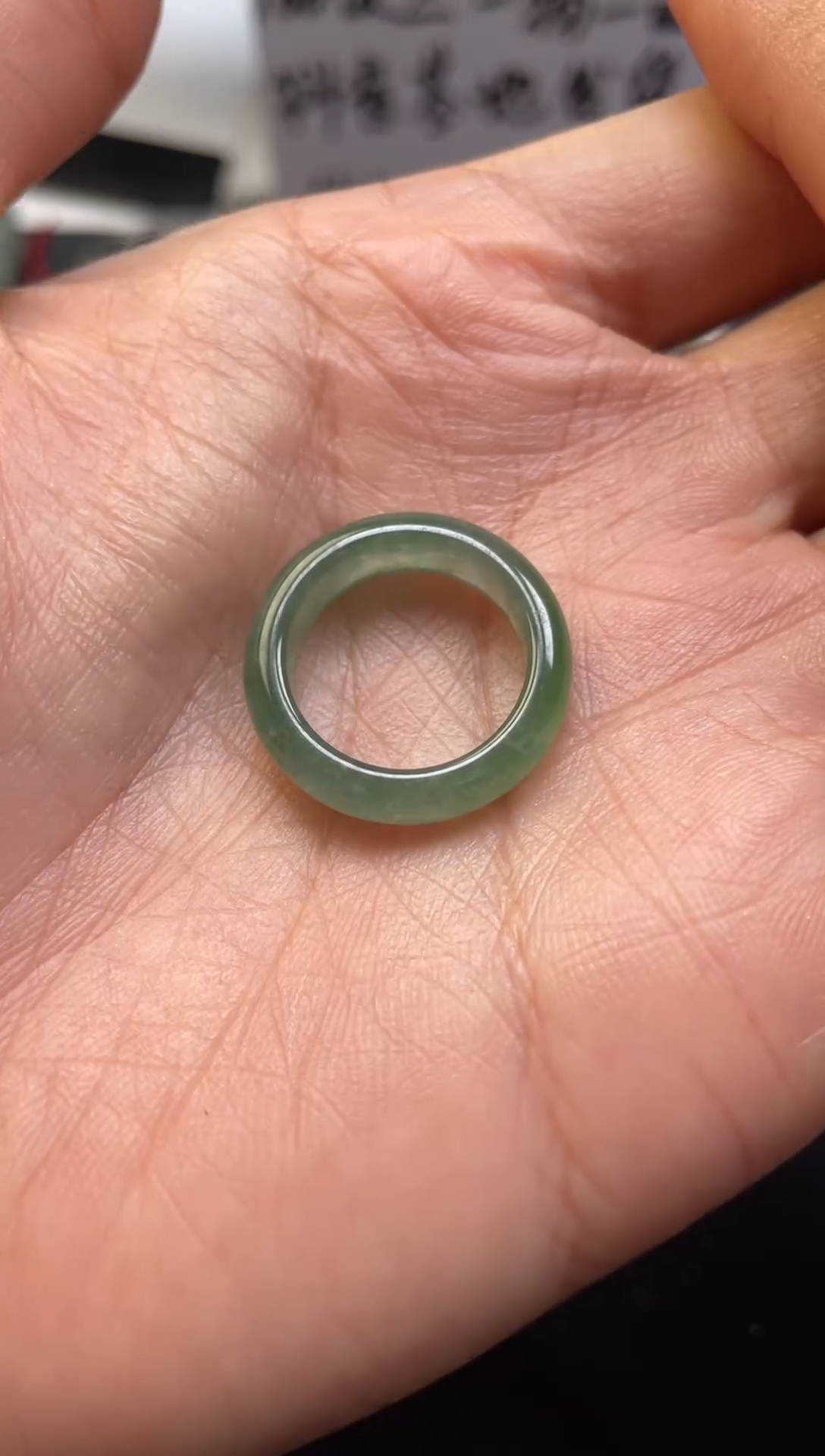 翡翠未镶嵌颈饰戒圈