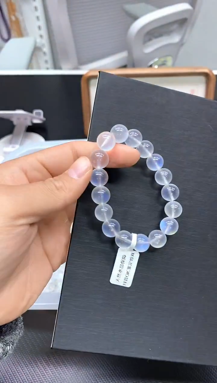 未镶嵌手串月光石BB5蓝月光12mm