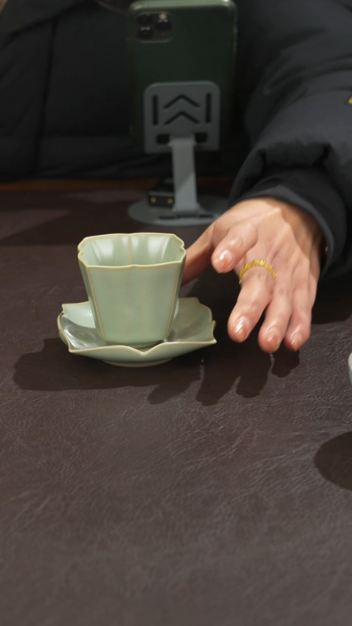 瓷宣宝汝瓷原矿原釉作品