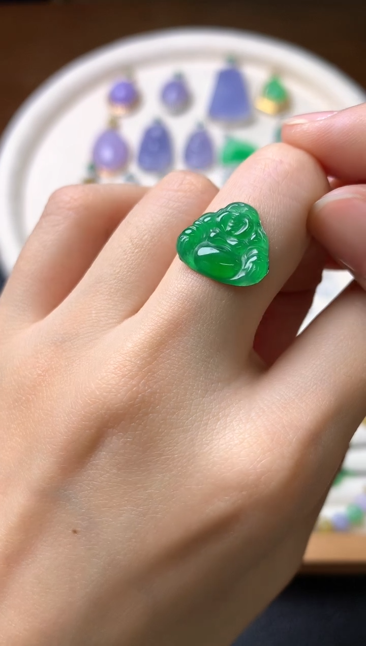 【闪购商品】定制翡翠未镶嵌裸石（镶嵌定制）