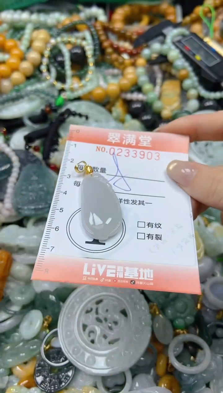 未镶嵌挂件翡翠闪购0233903