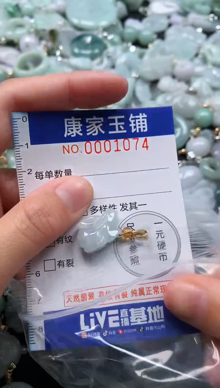 颈饰未镶嵌翡翠1074