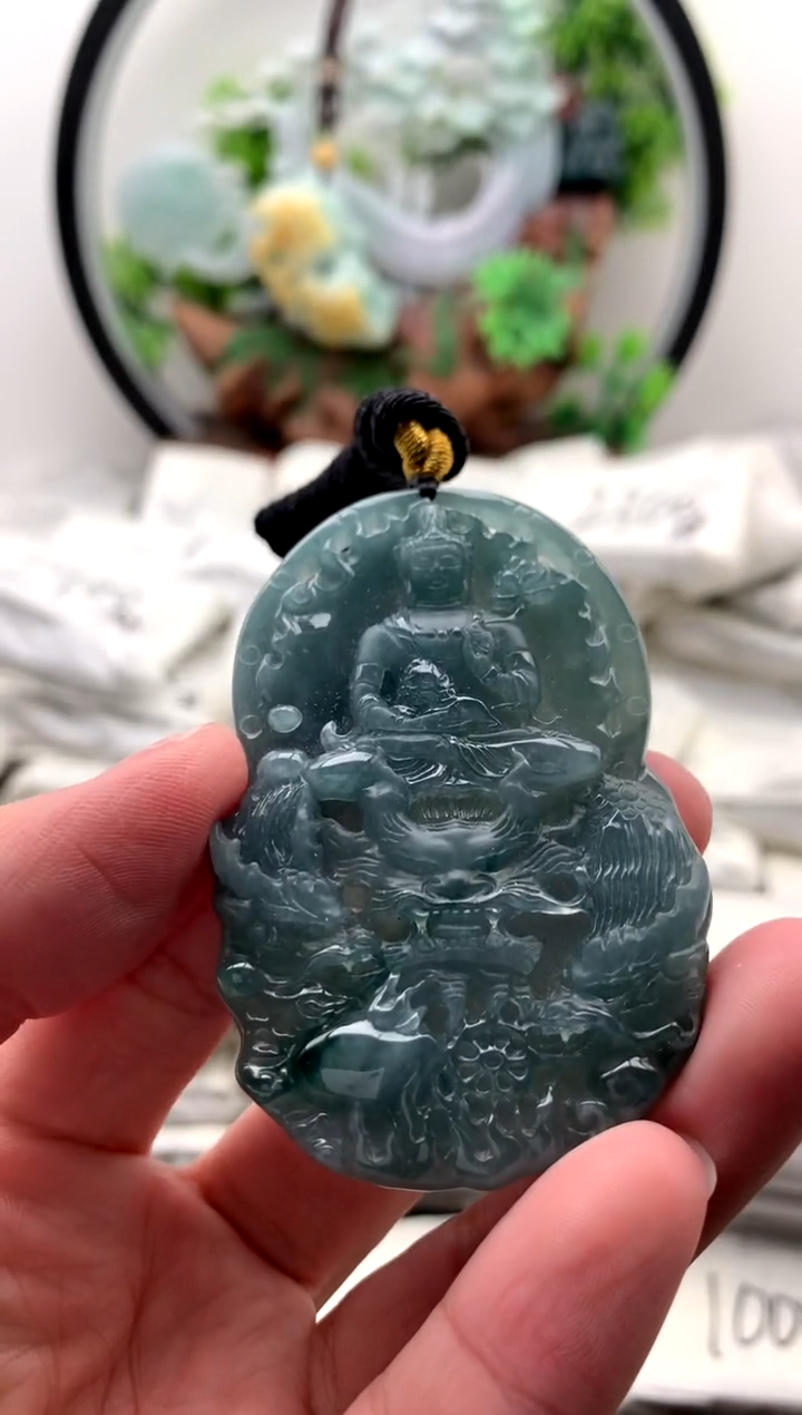 【闪购商品】翡翠颈饰未镶嵌大势至