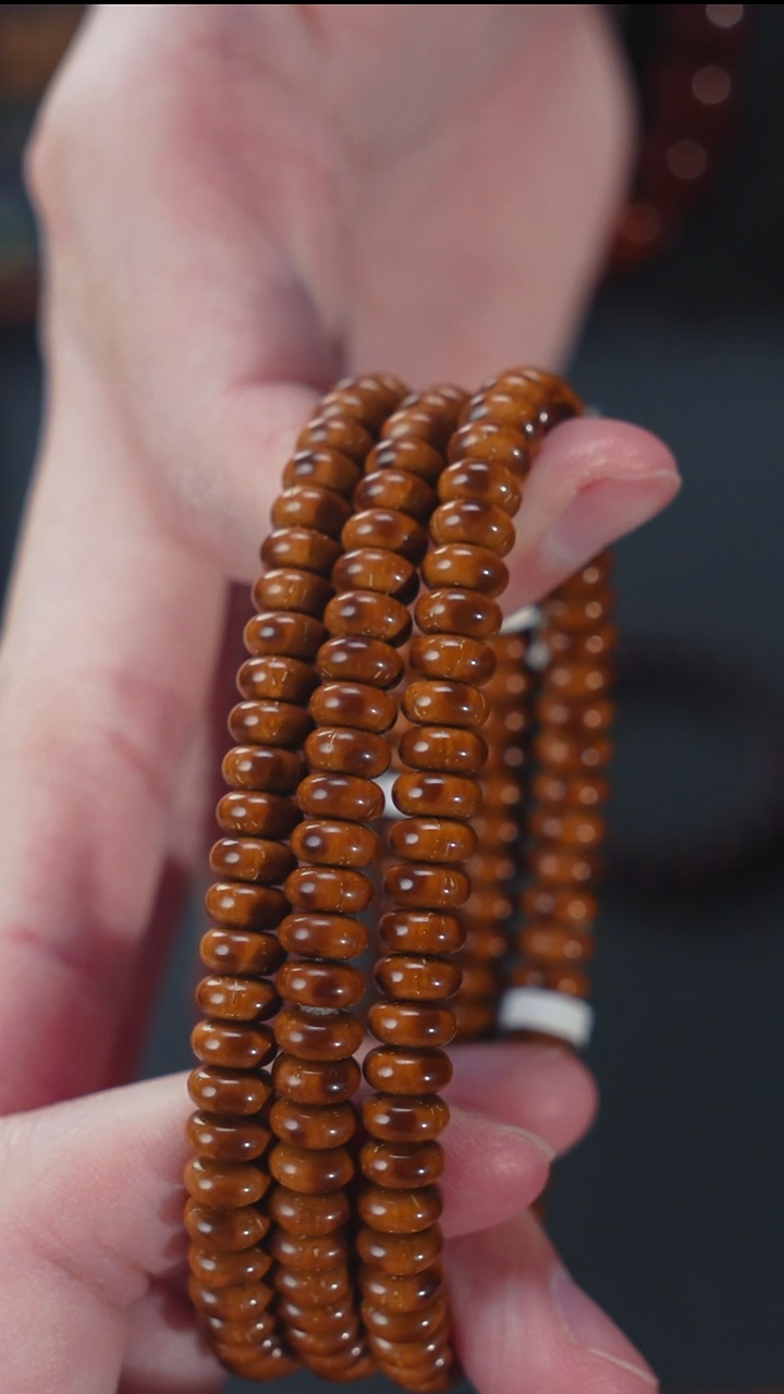 手串紫金鼠实心纯色算盘珠7       10945