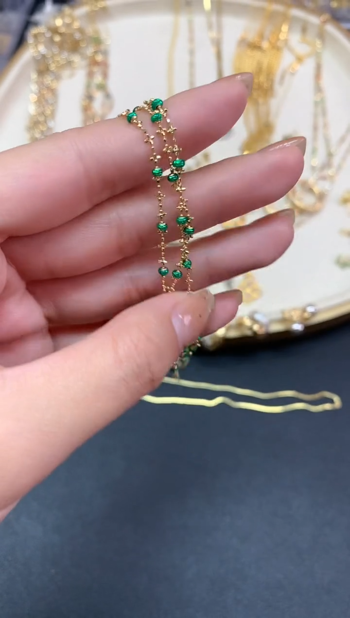 【闪购商品】18K金手链手链A56|999