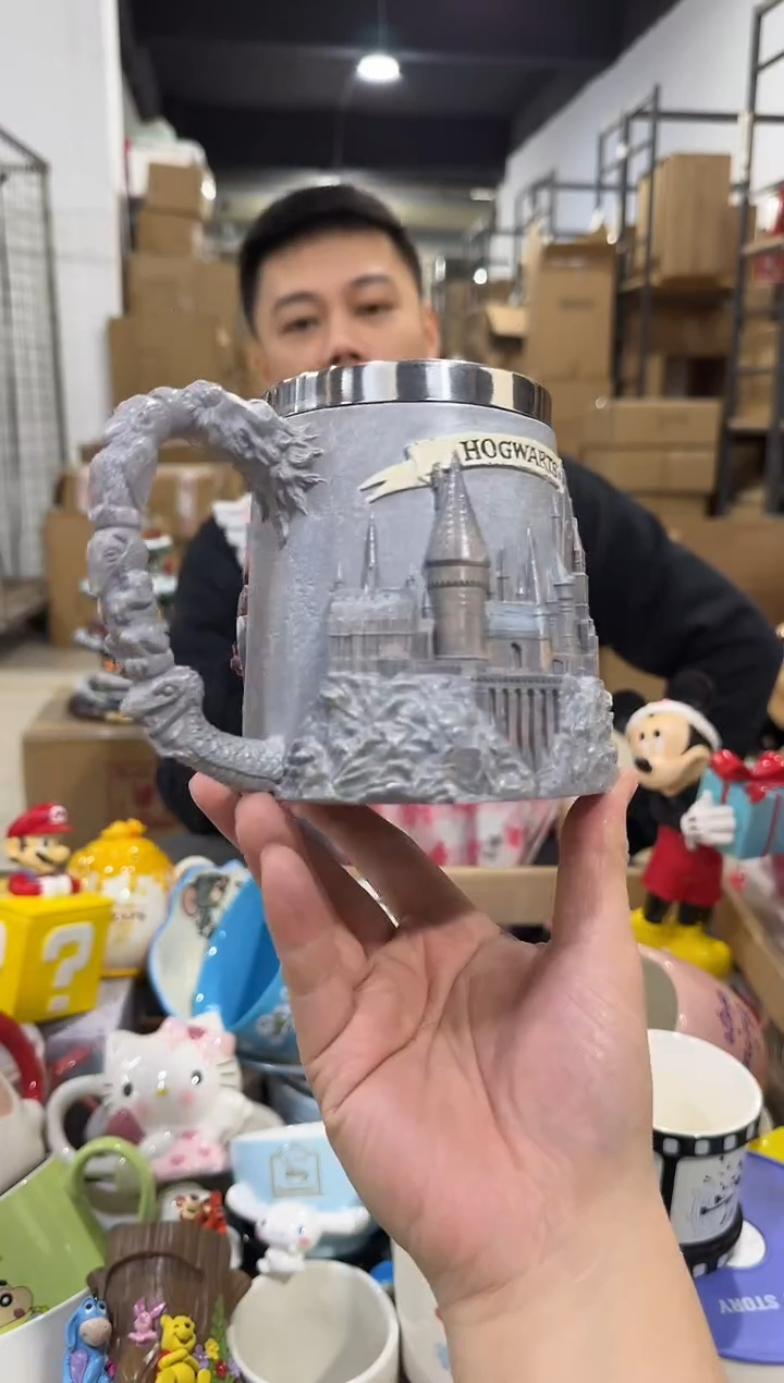 瓷片哈利波特城堡杯