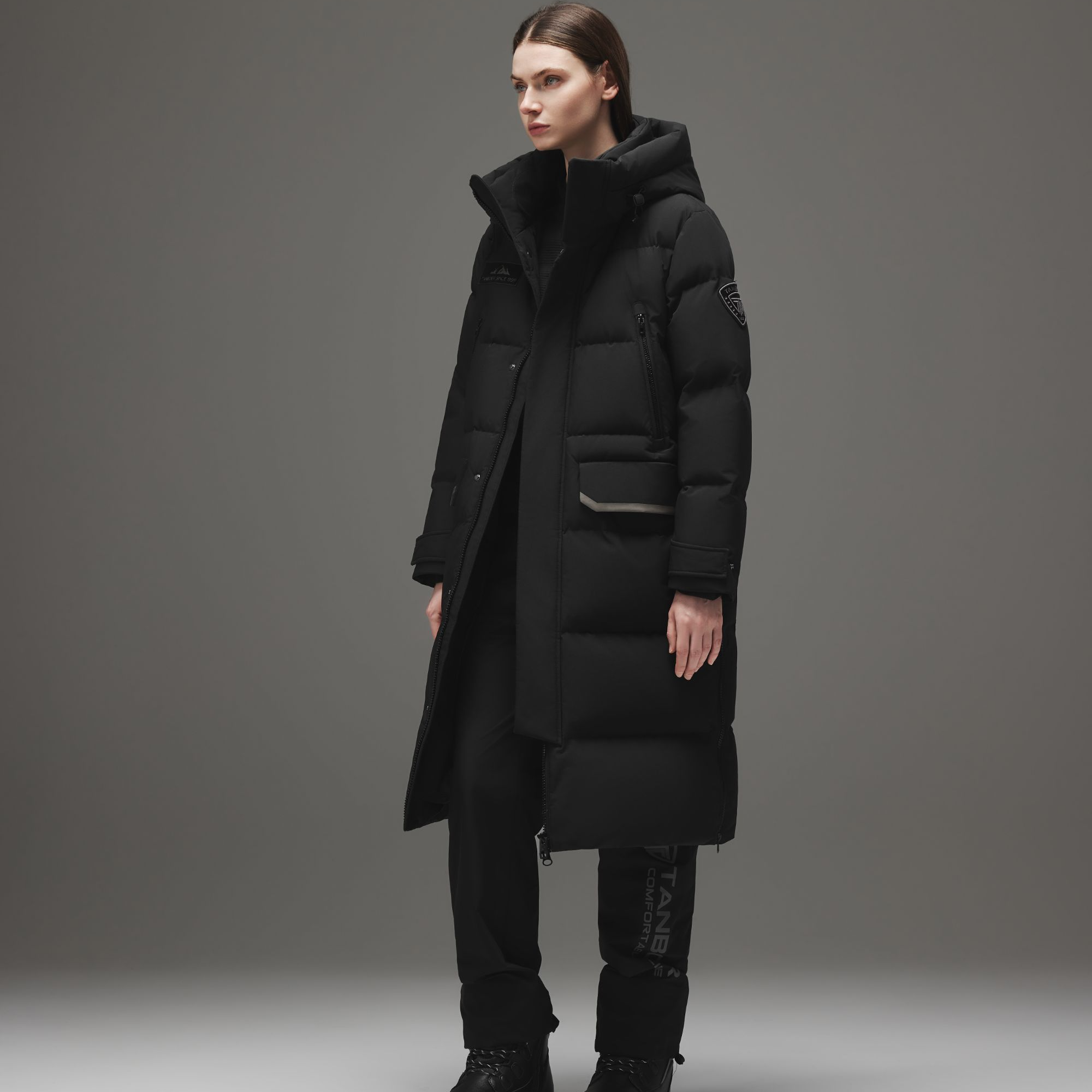 【达人主链接】坦博尔极寒羽绒服男女同款长款情侣款外套TBF550820D