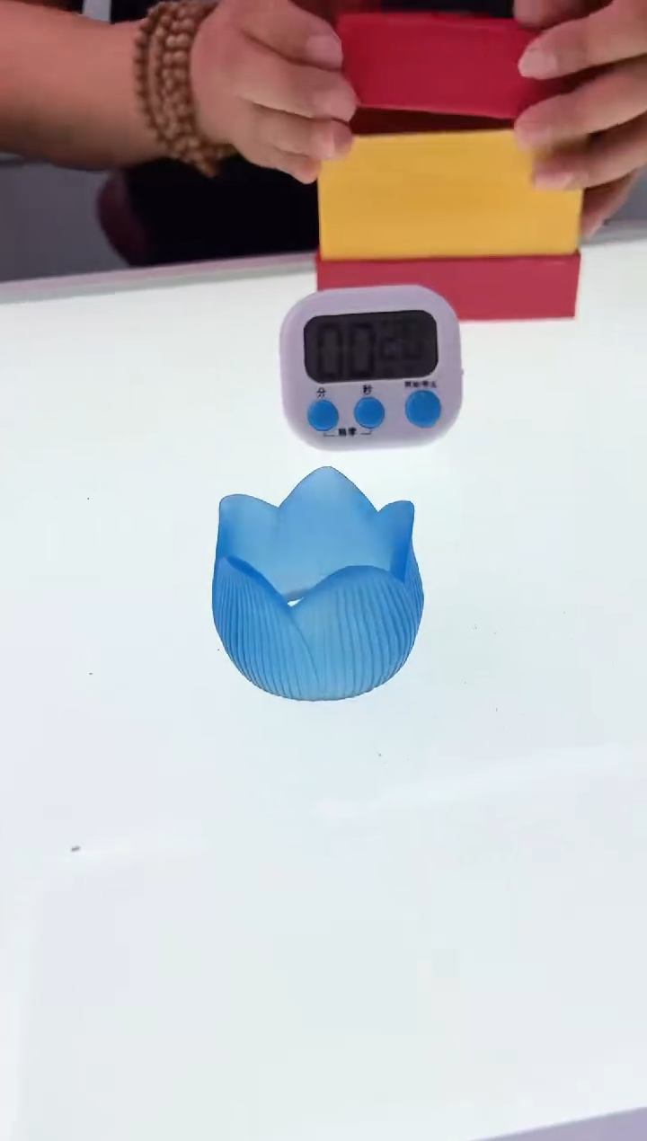 【闪购商品】泥塑古法琉璃蓝色小摆件