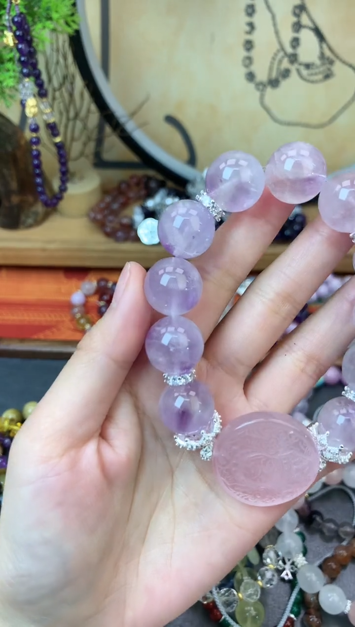 【闪购商品】紫晶手链未镶嵌143手串