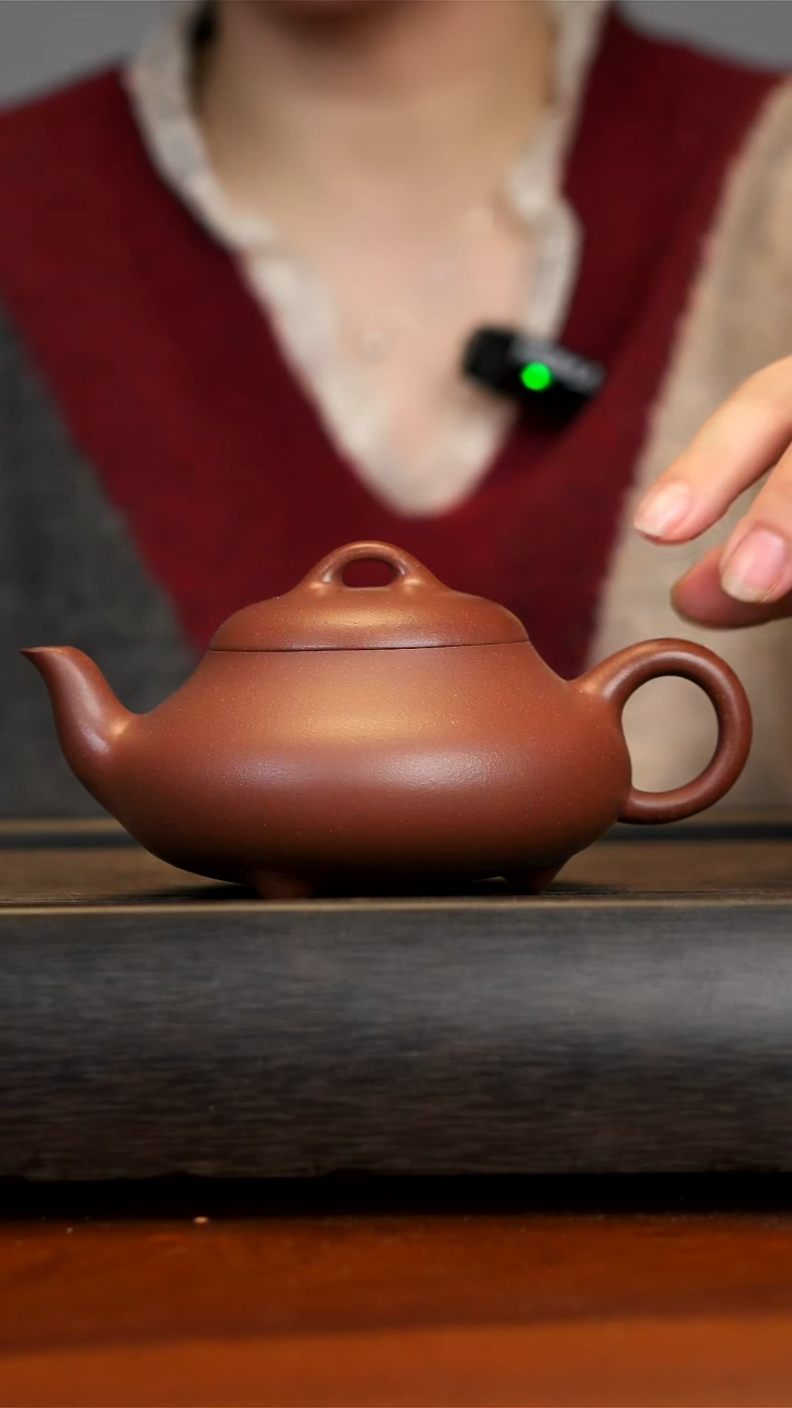 【闪购商品】紫砂茶壶底槽清汉堂石瓢壶