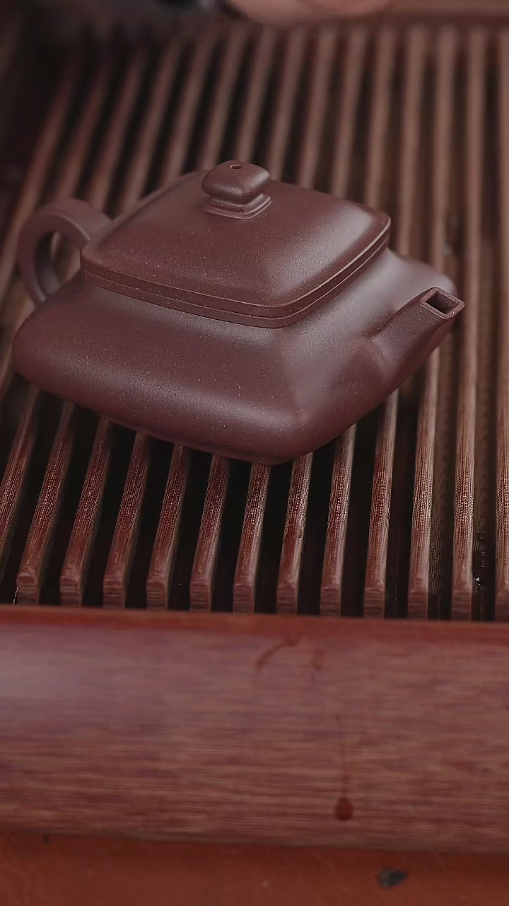 【闪购商品】紫砂茶壶袁辉四方虚扁