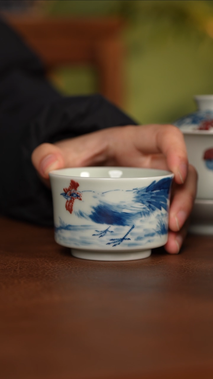 【闪购商品】杯晓月庐（林月红）大吉大利马蹄杯