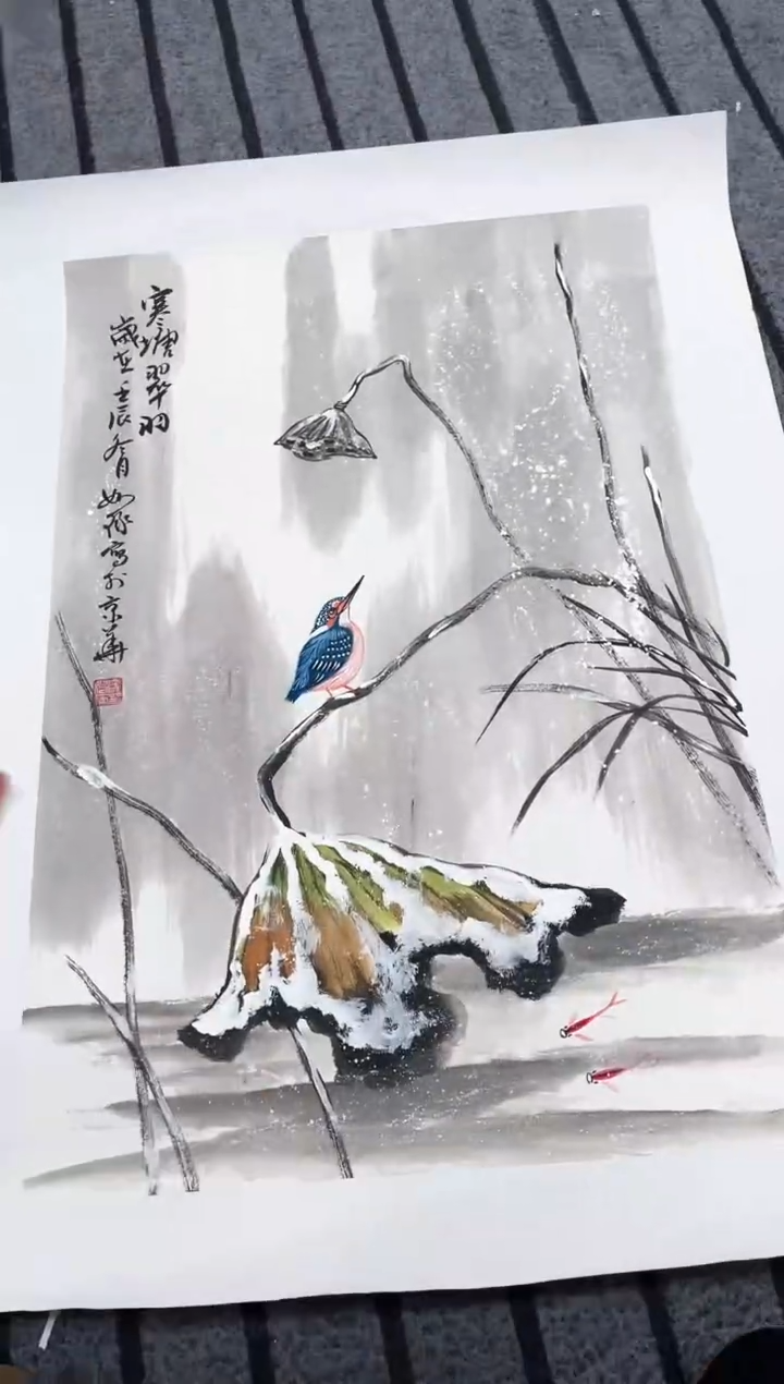 精品国画花鸟作品