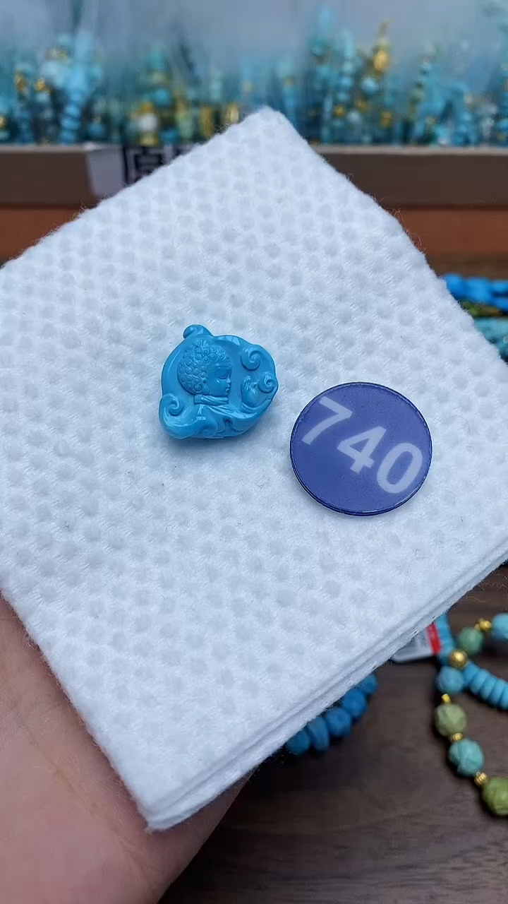 【闪购商品】绿松石雕刻件未镶嵌740