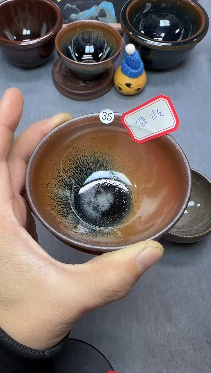 茶盏印春堂柴烧建盏