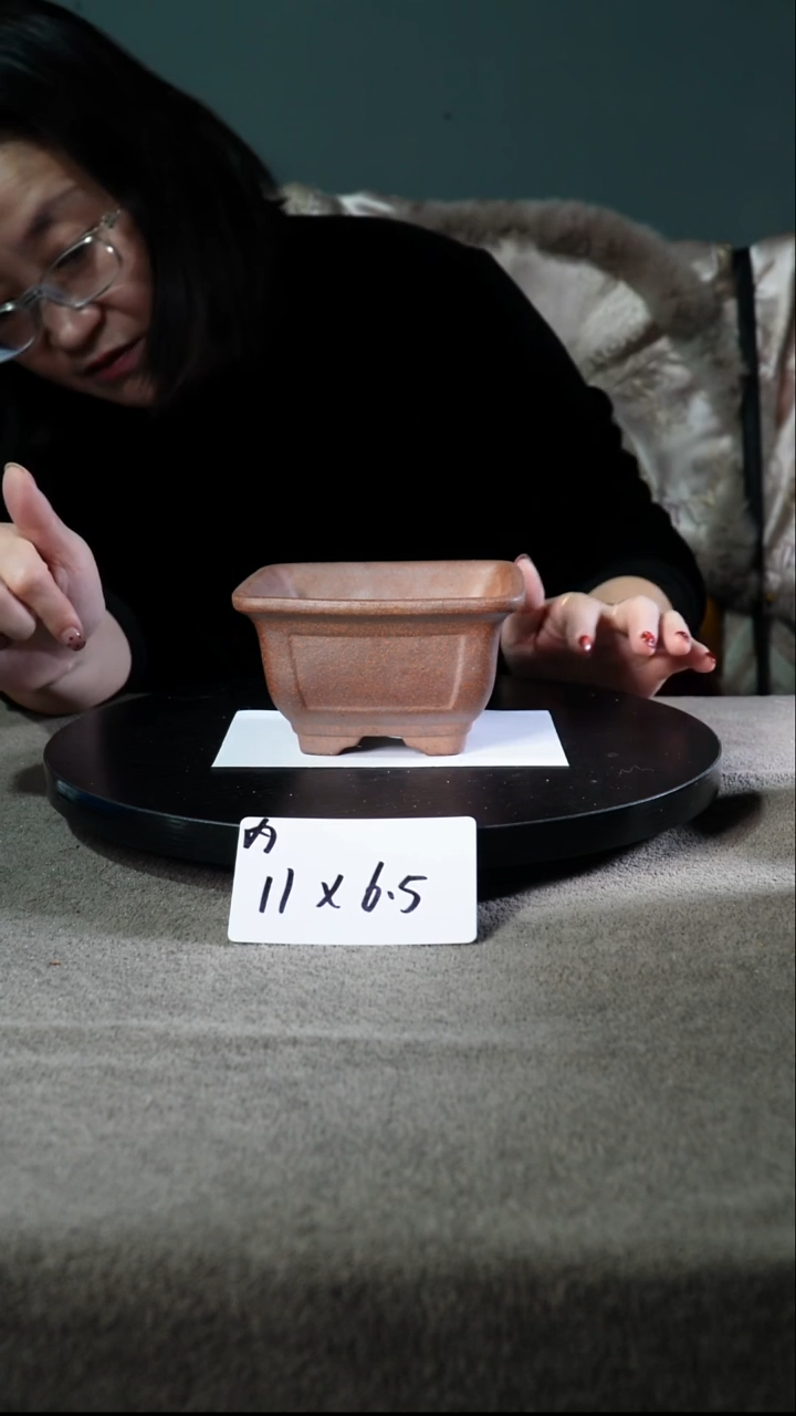 宜兴紫砂花盆小花盆