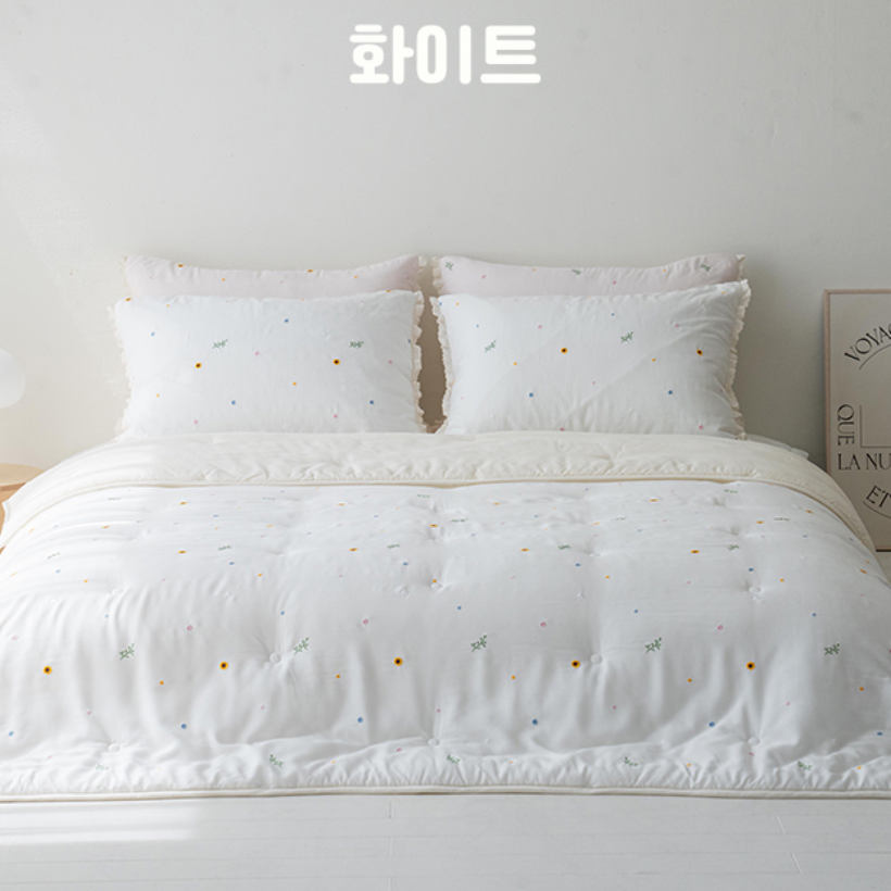 【福东东】新款 韩国小花朵榉木被 单人双人 据软糯