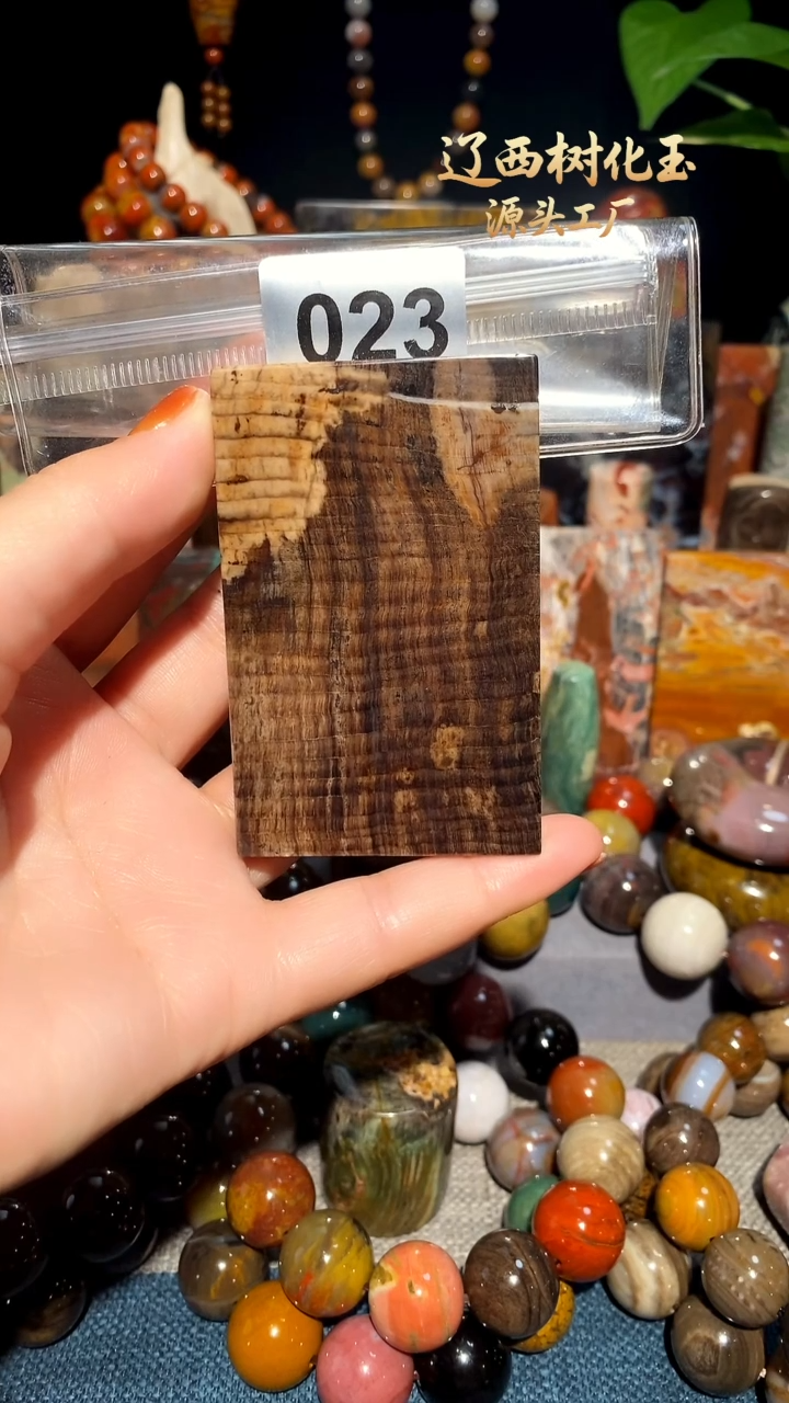 未镶嵌-硅化玉天然北票硅化玉吊坠