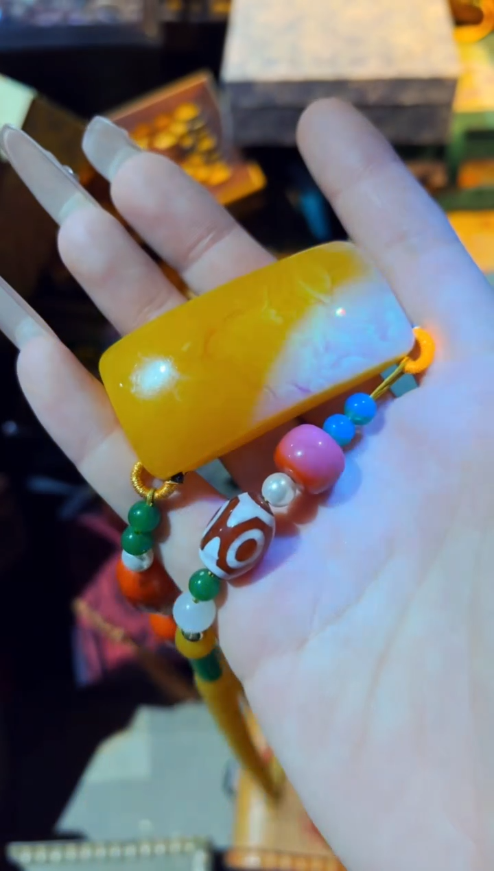 【闪购商品】蜜蜡颈饰未镶嵌兰妹精选精品链接45