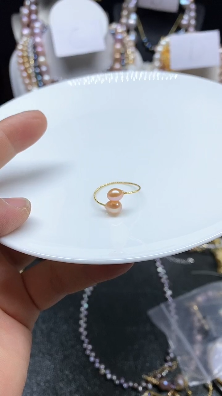 【闪购商品】淡水珍珠戒指未镶嵌多人