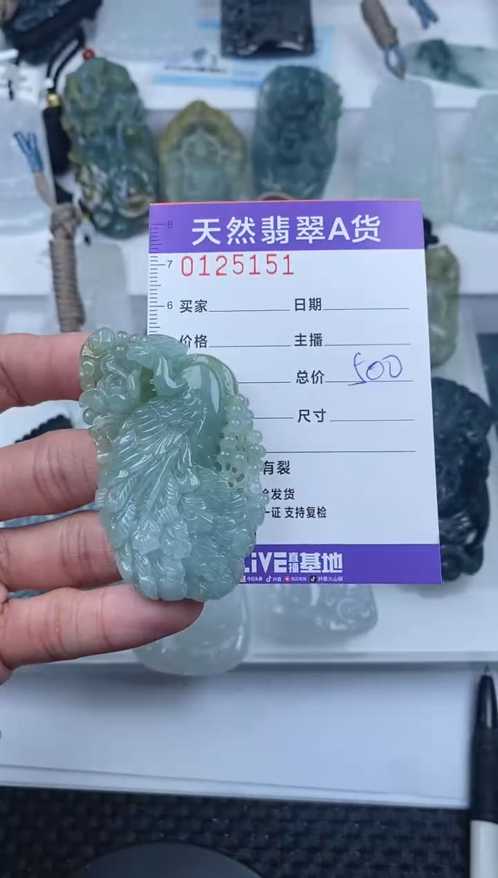 【闪购商品】翡翠颈饰未镶嵌       151